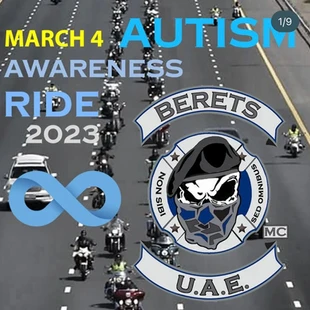 DUBAI AUTISM RIDE 2023 1 aba therapy, speech therapy, abu dhabi